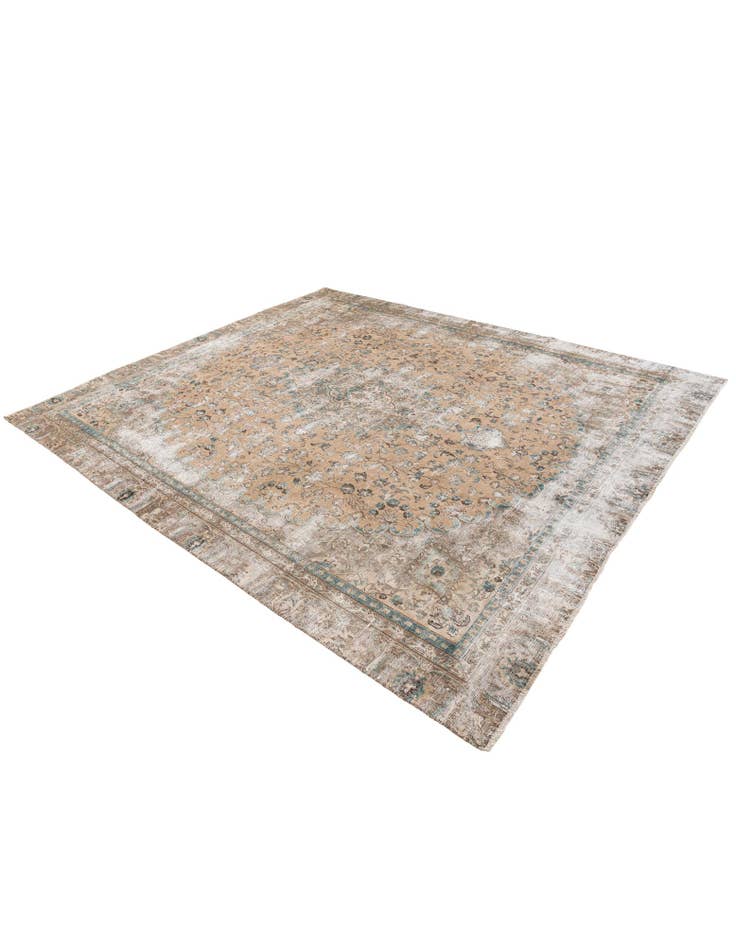 Detail image of  8' 4 x 9' 8  Hand Knotted Ultra Vintage Persian Wool Rug