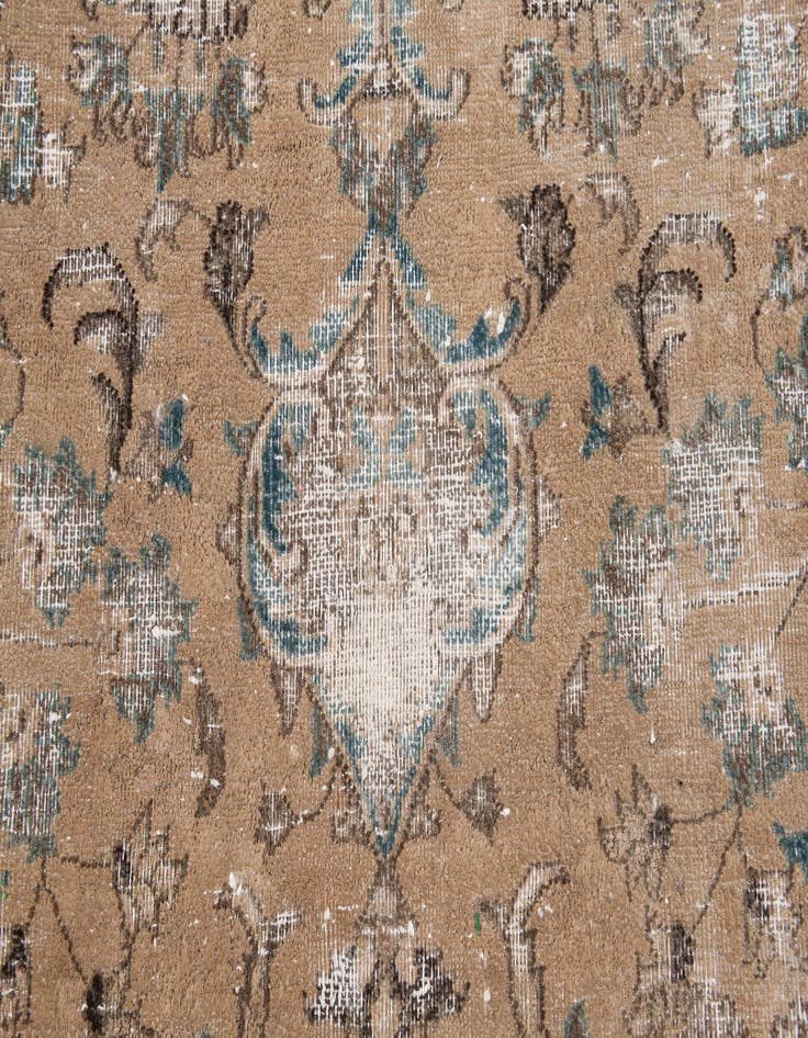 Detail image of  8' 4 x 9' 8  Hand Knotted Ultra Vintage Persian Wool Rug