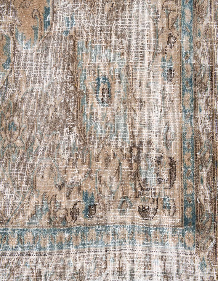Detail image of  8' 4 x 9' 8  Hand Knotted Ultra Vintage Persian Wool Rug