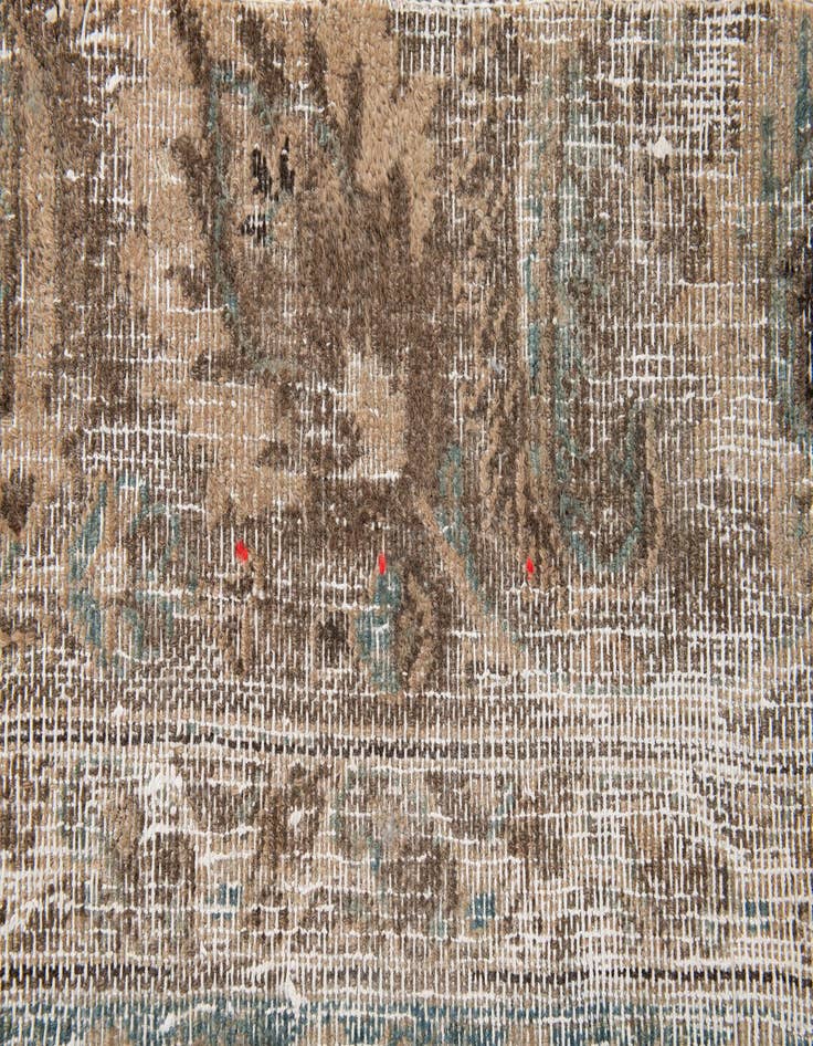 Detail image of  8' 4 x 9' 8  Hand Knotted Ultra Vintage Persian Wool Rug