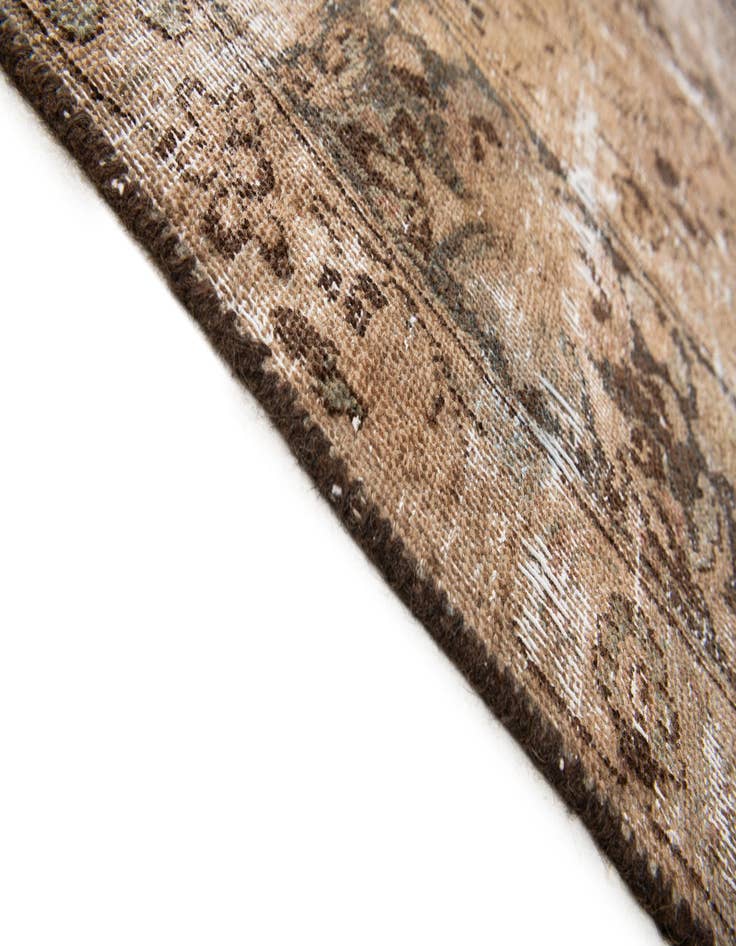 Detail image of  6' 8 x 9' 7  Hand Knotted Ultra Vintage Persian Wool Rug