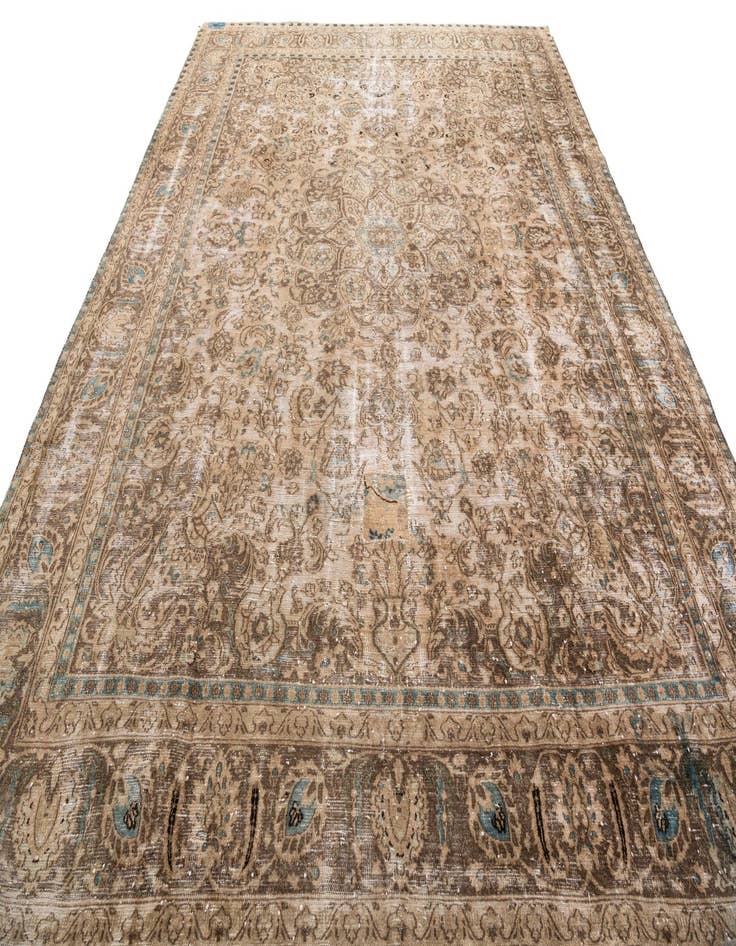 Detail image of  9' 5 x 12' 3  Hand Knotted Ultra Vintage Persian Wool Rug