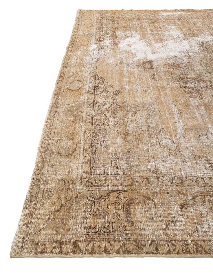 Detail image of  9' 5 x 12' 3  Hand Knotted Ultra Vintage Persian Wool Rug