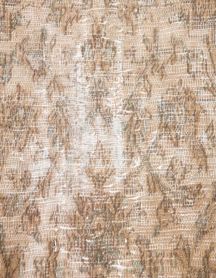 Detail image of  8' x 10' 7  Hand Knotted Ultra Vintage Persian Wool Rug