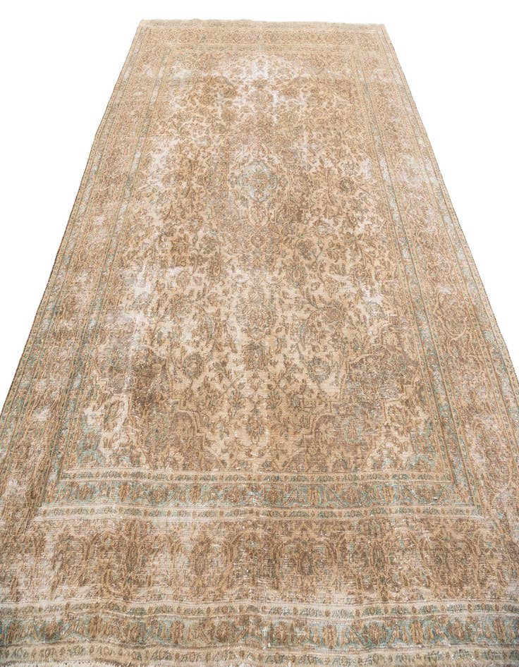 Detail image of  8' x 10' 7  Hand Knotted Ultra Vintage Persian Wool Rug