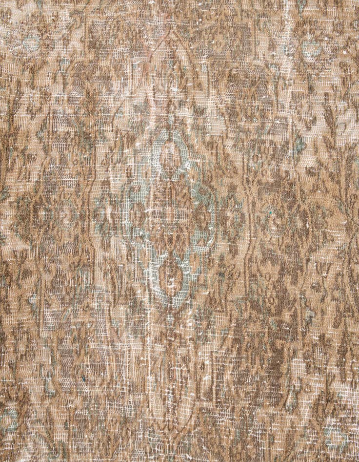 Detail image of  8' x 10' 7  Hand Knotted Ultra Vintage Persian Wool Rug