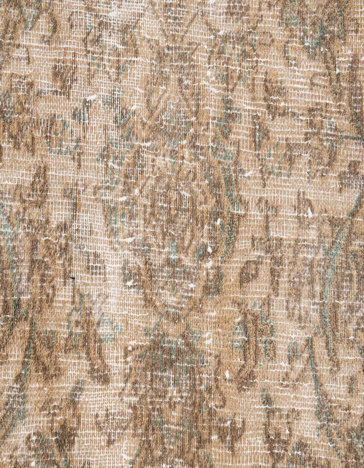 Detail image of  8' x 10' 7  Hand Knotted Ultra Vintage Persian Wool Rug