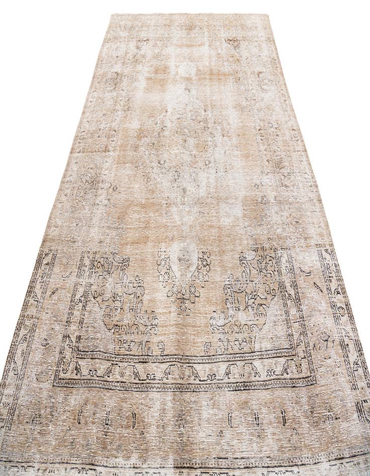 Detail image of  6' 5 x 9' 8  Hand Knotted Ultra Vintage Persian Wool Rug