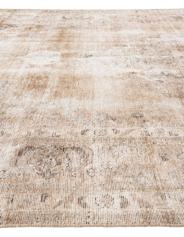 Detail image of  6' 5 x 9' 8  Hand Knotted Ultra Vintage Persian Wool Rug