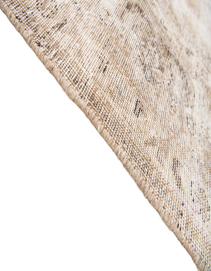 Detail image of  6' 5 x 9' 8  Hand Knotted Ultra Vintage Persian Wool Rug