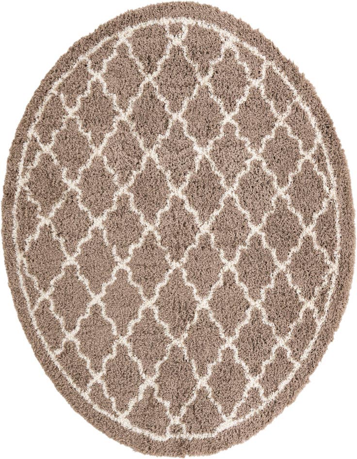 Detail image of  10' x 10' Infinity Shag Round Rug