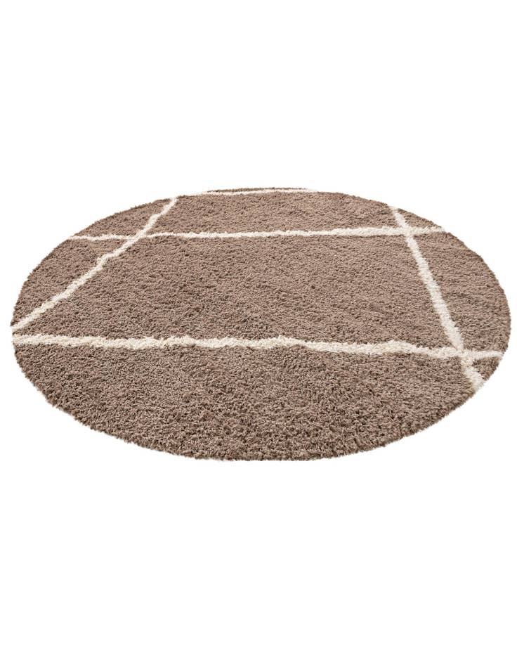 Detail image of  10' x 10' Infinity Shag Round Rug