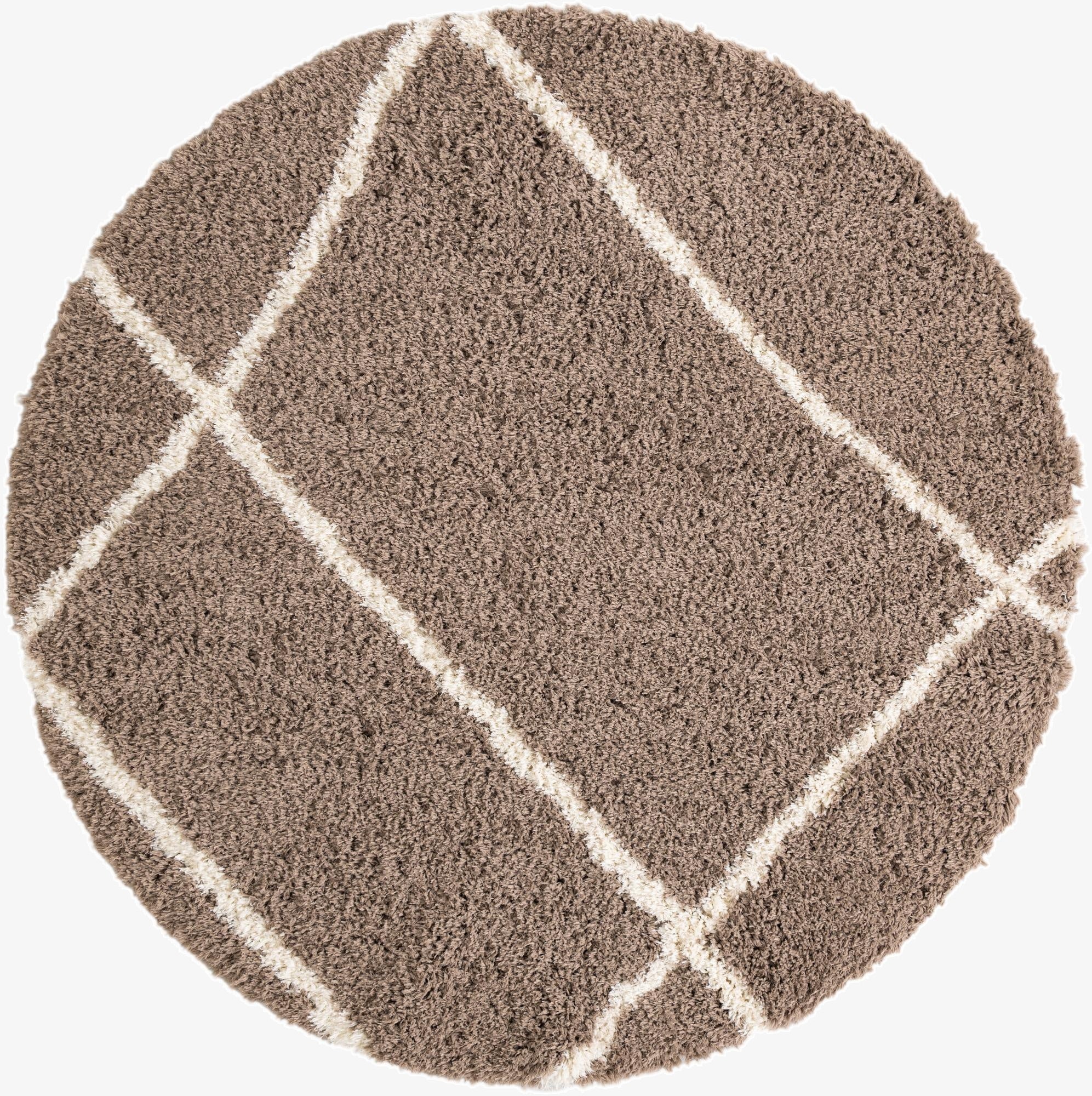  8' x 8' Infinity Shag Round Rug