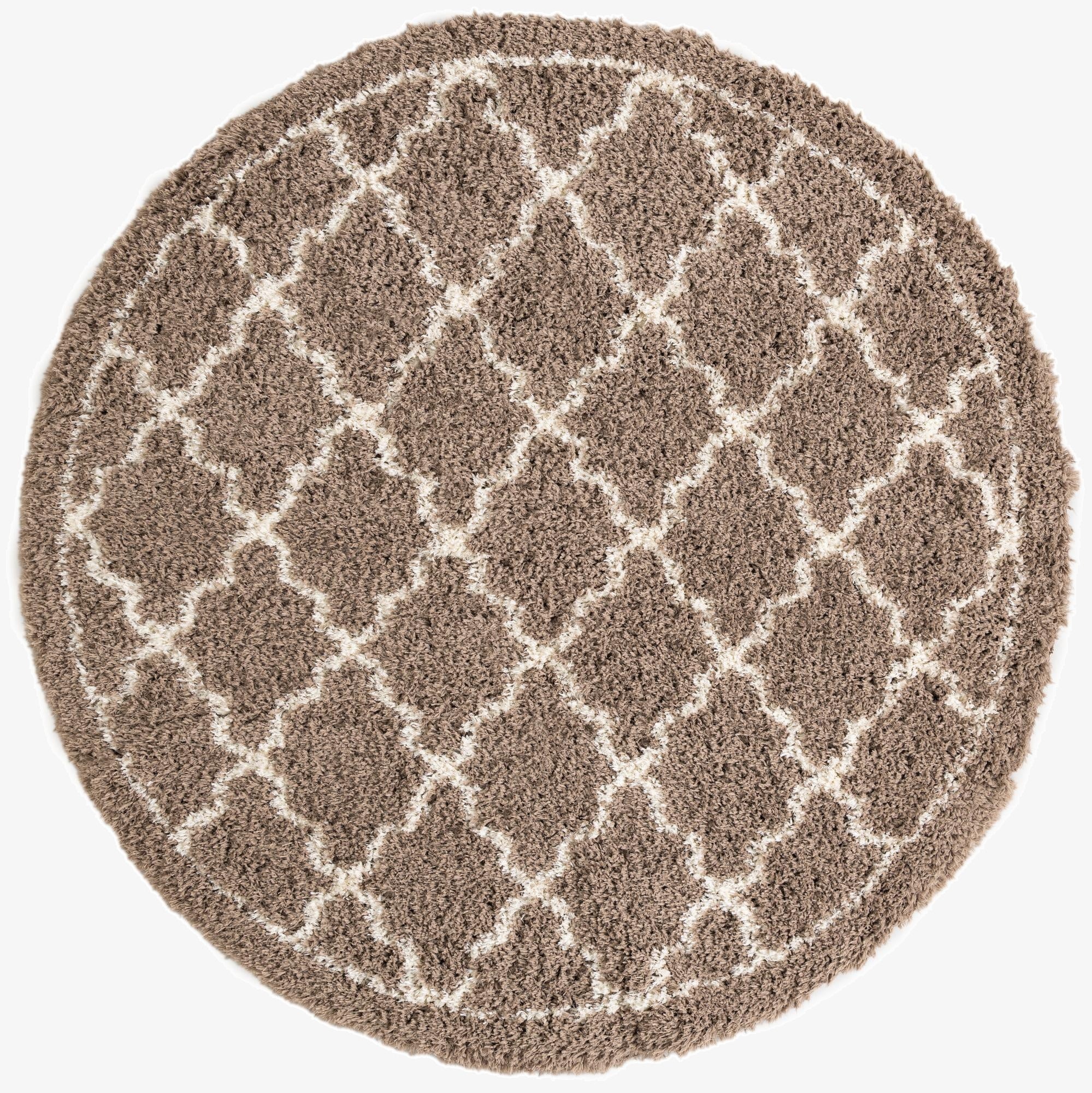  8' x 8' Infinity Shag Round Rug