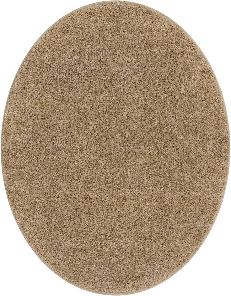 Detail image of  4' x 4' Soft Solid Shag Round Rug