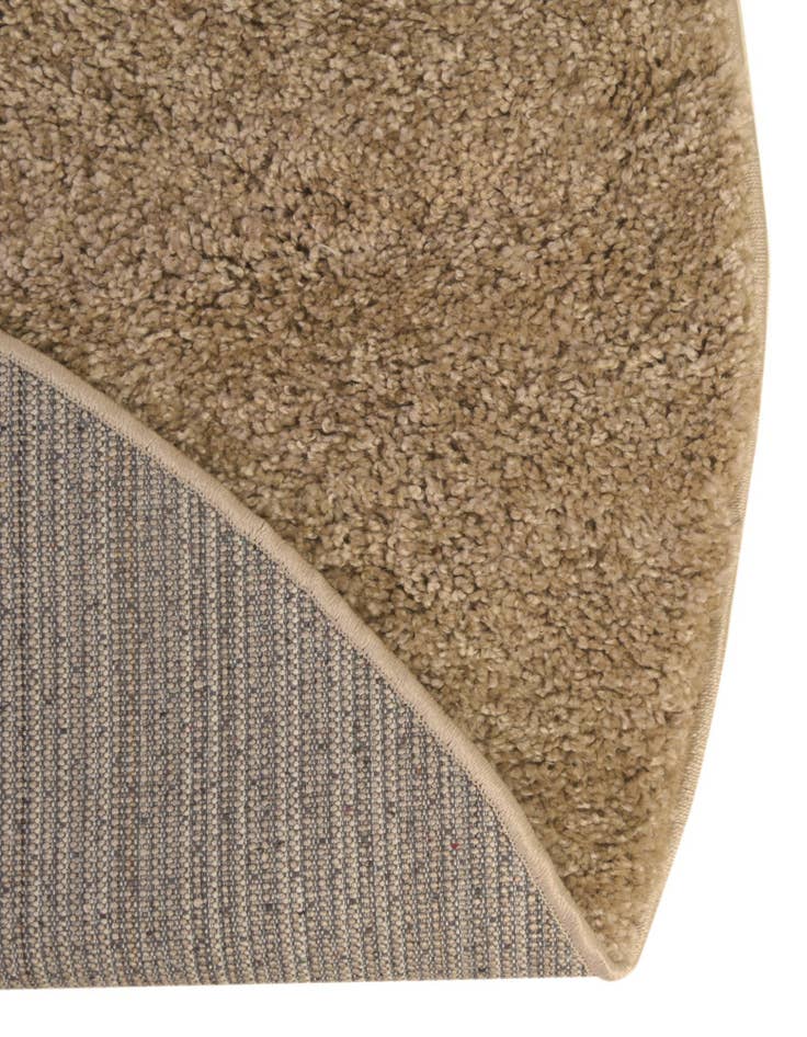 Detail image of  5' x 5' Soft Solid Shag Round Rug