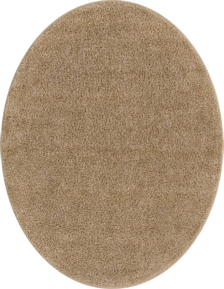Detail image of  5' x 5' Soft Solid Shag Round Rug