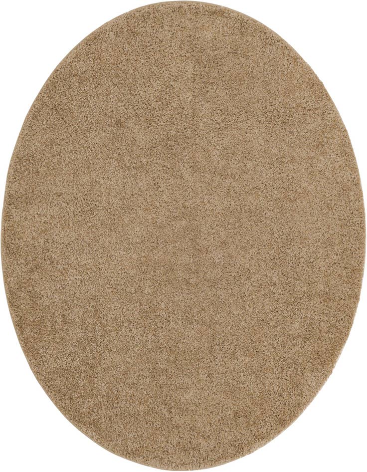 Detail image of  6' x 6' Soft Solid Shag Round Rug