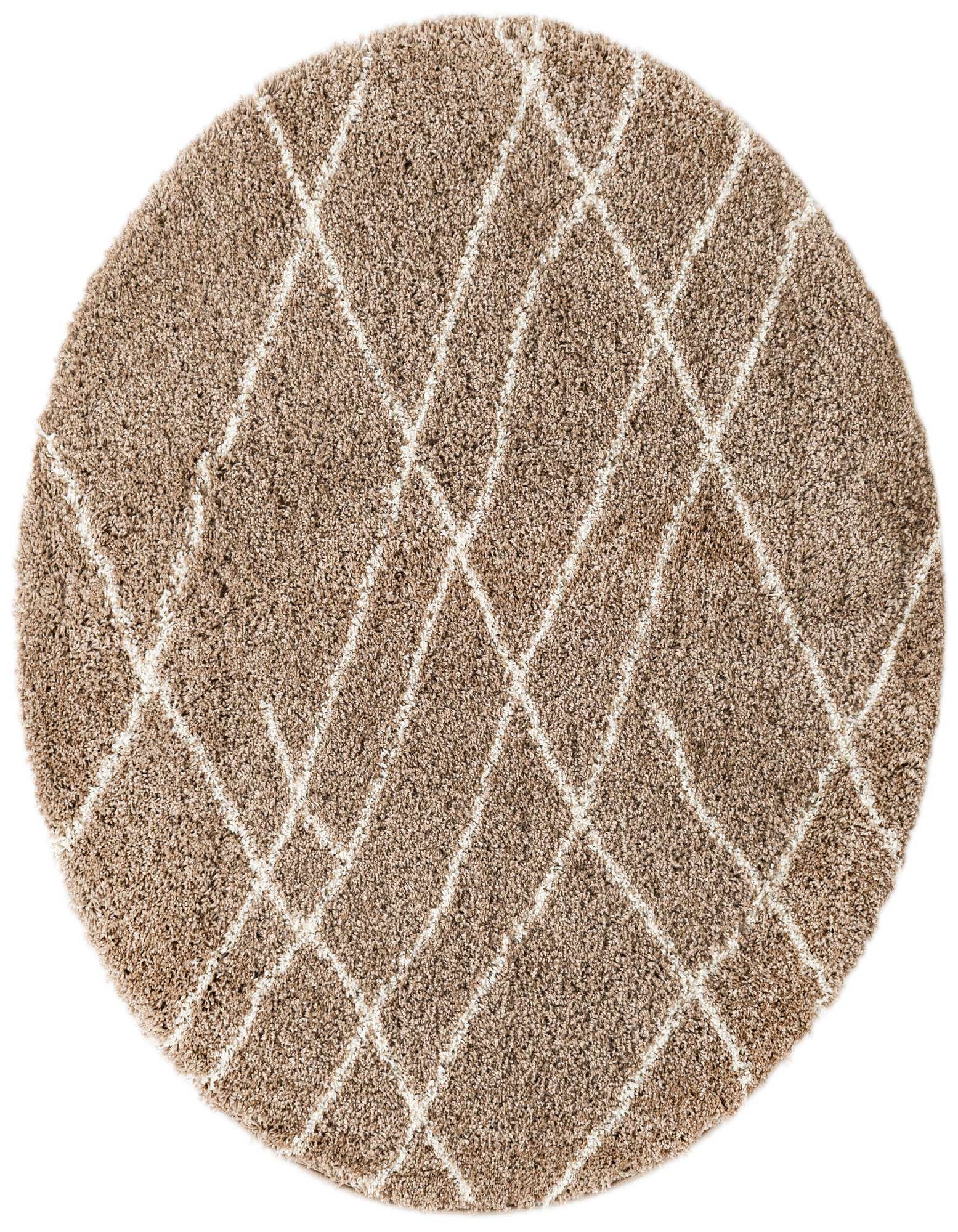 Primary image  5' 3 x 5' 3 Soft Touch Shag Round Rug