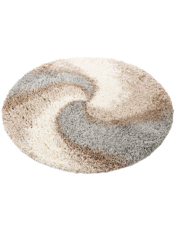 Detail image of  4' x 4' Soft Touch Shag Round Rug