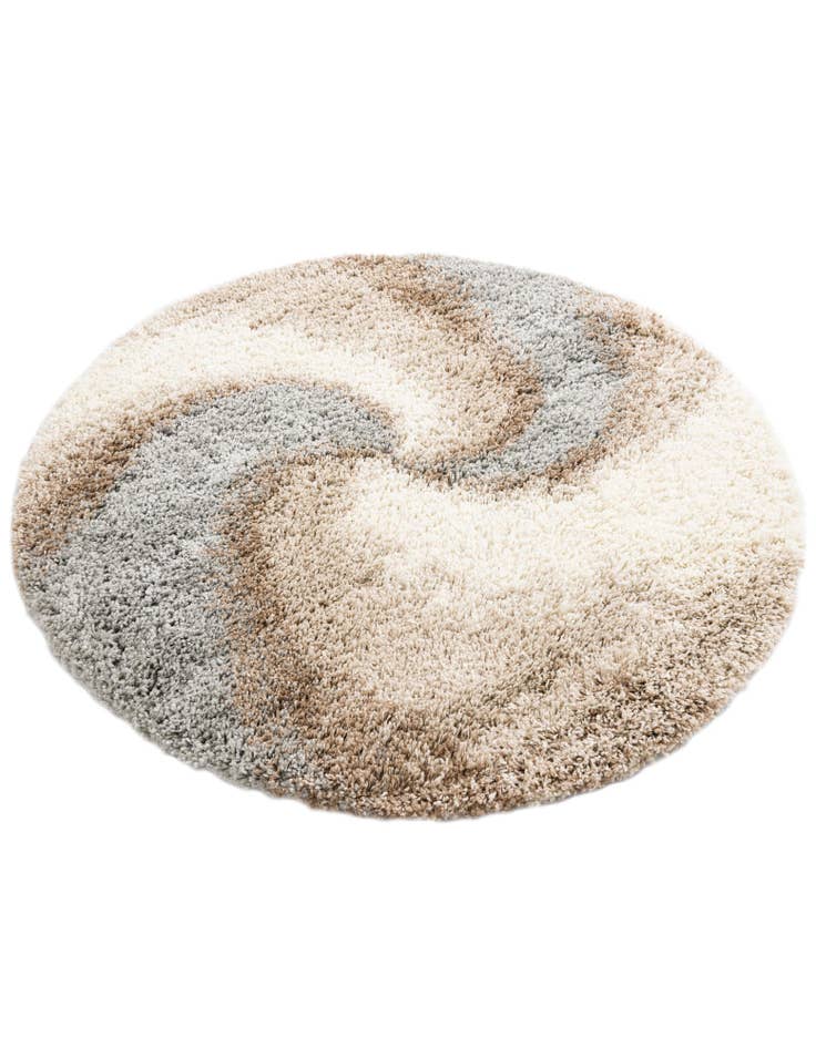 Detail image of  4' x 4' Soft Touch Shag Round Rug