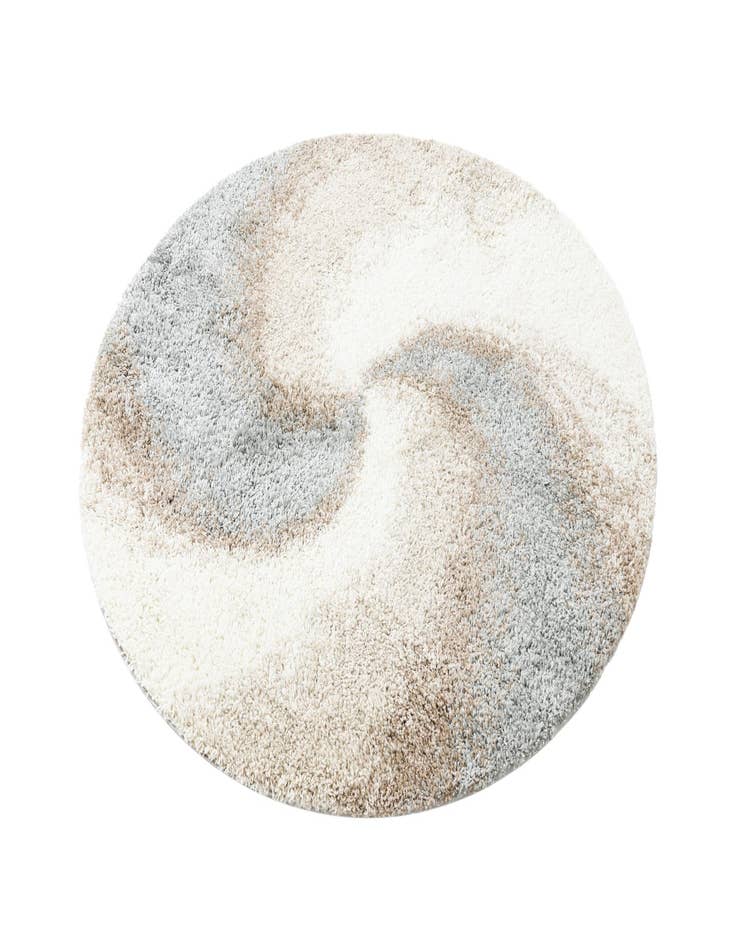 Detail image of  5' 3 x 5' 3 Soft Touch Shag Round Rug