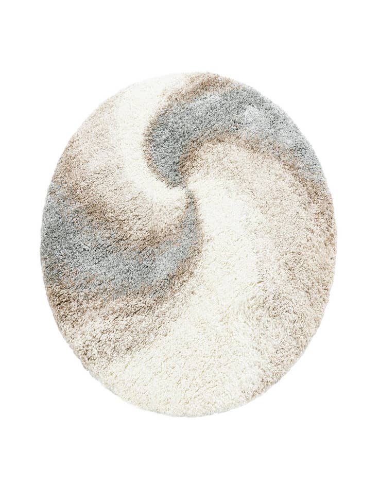 Detail image of  5' 3 x 5' 3 Soft Touch Shag Round Rug