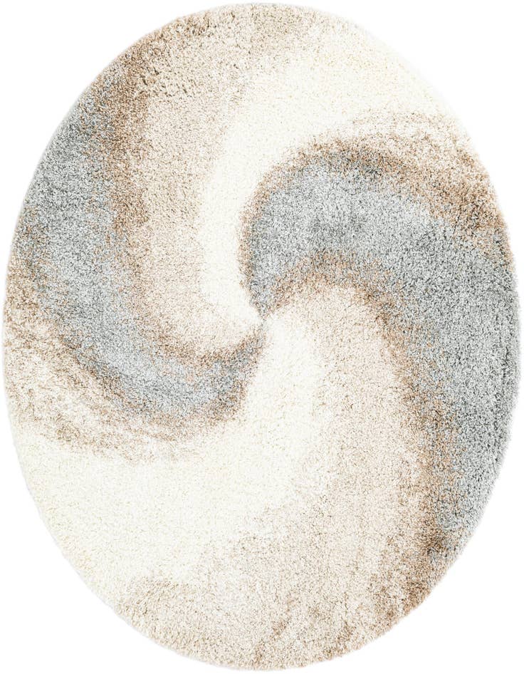 Detail image of 6' x 6' Soft Touch Shag Round Rug