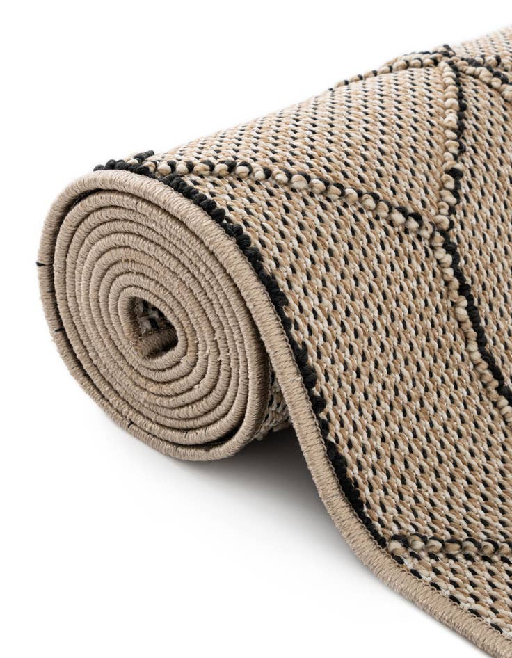 Detail image of  2' 7 x 12'  Washable Lattice Indoor / Outdoor Runner Rug