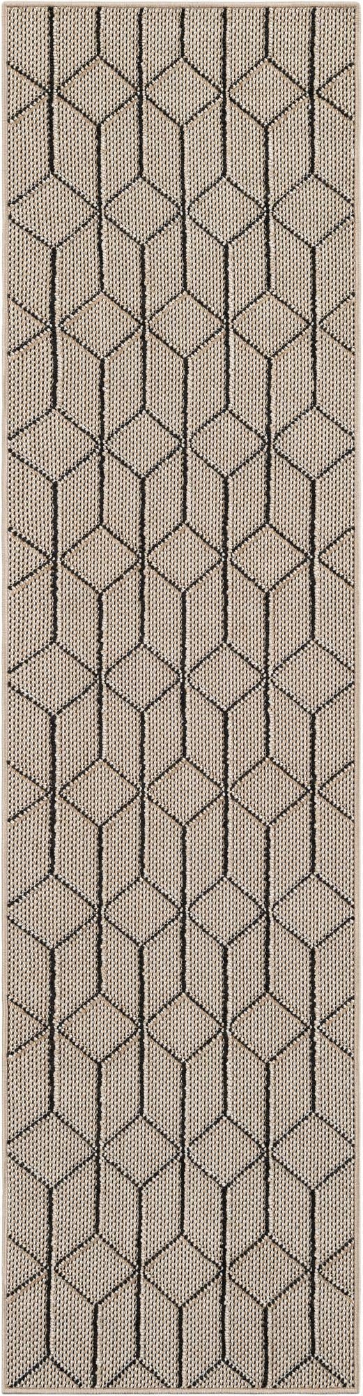  2' x 8'  Washable Lattice Indoor / Outdoor Runner Rug