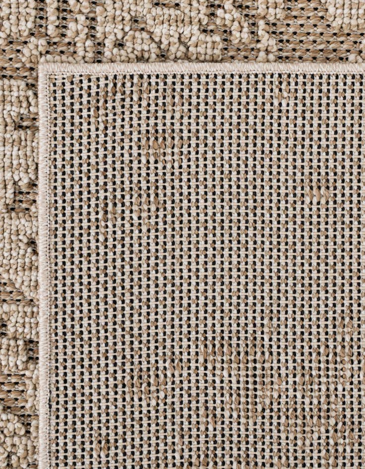 Detail image of  2' 7 x 12'  Washable Traditional Indoor / Outdoor Runner Rug
