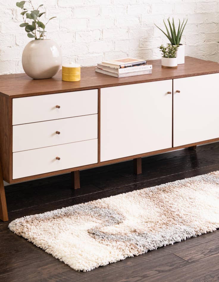 Detail image of  2' 7 x 13' Soft Touch Shag Runner Rug