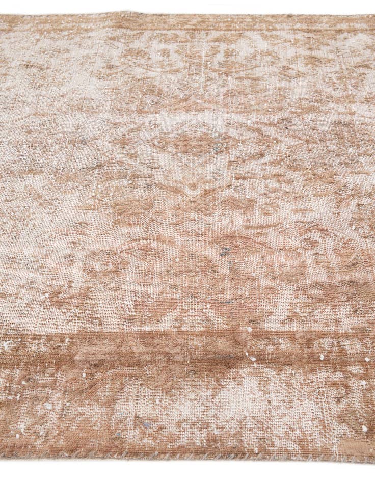 Detail image of  4' x 8' 8  Hand Knotted Ultra Vintage Persian Wool Runner Rug