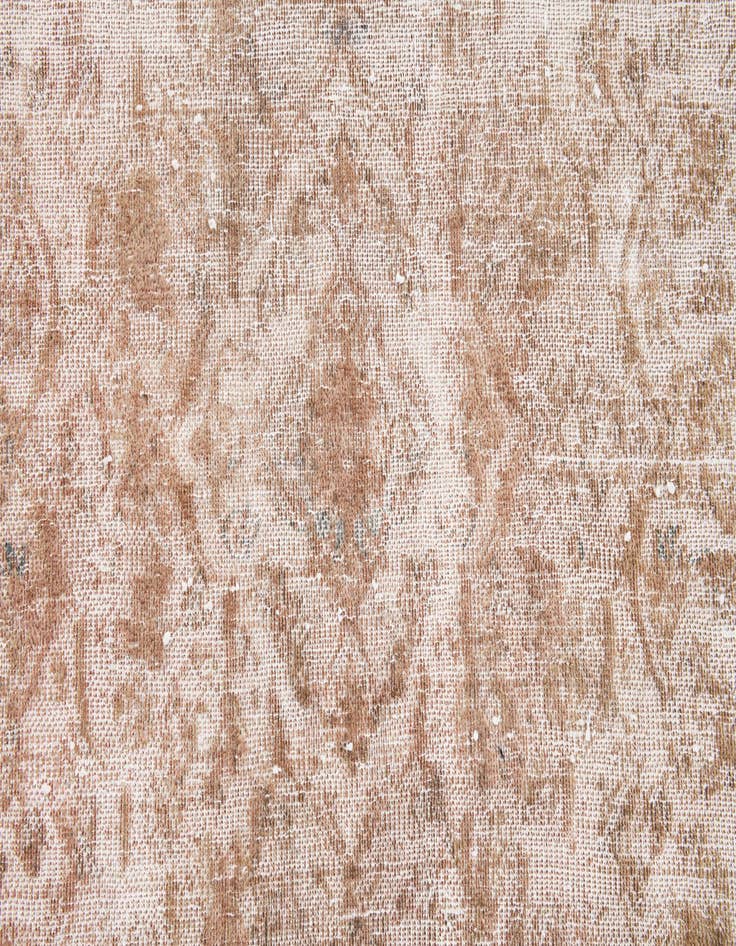 Detail image of  4' x 8' 8  Hand Knotted Ultra Vintage Persian Wool Runner Rug