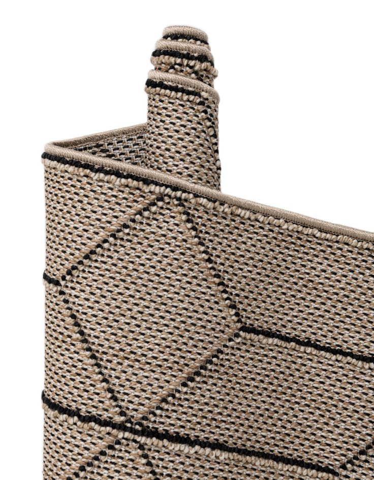 Detail image of  7' 10 x 7' 10  Washable Lattice Indoor / Outdoor Square Rug