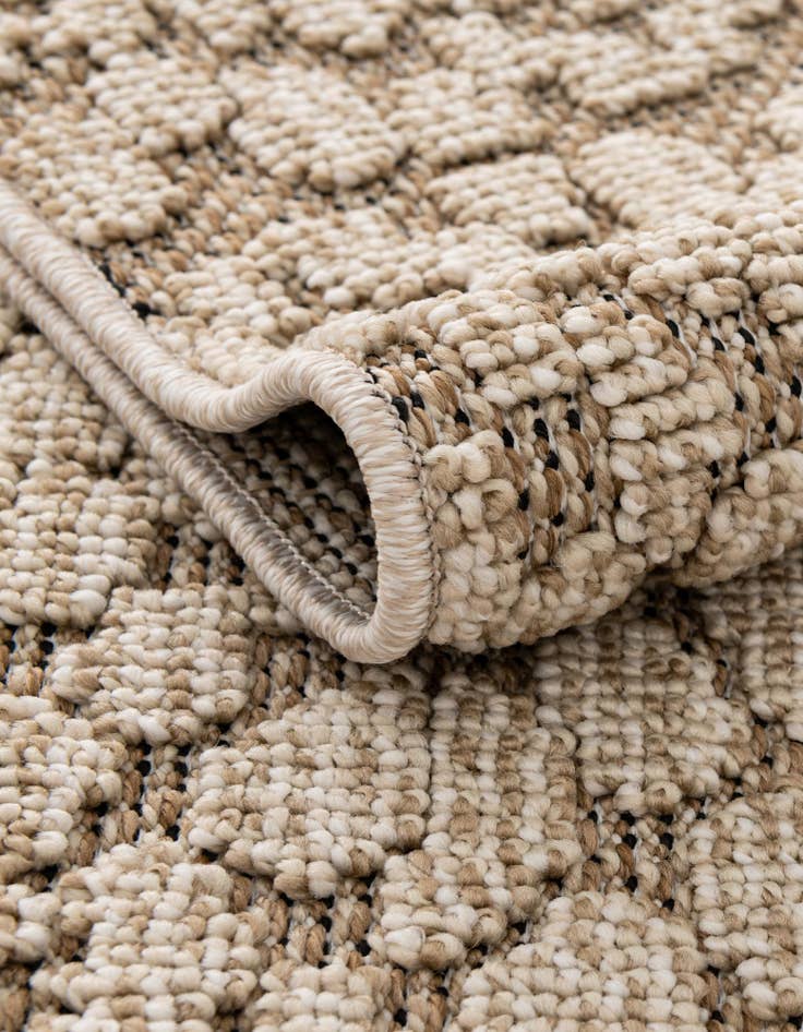 Detail image of  7' 10 x 7' 10  Washable Safari Indoor / Outdoor Square Rug