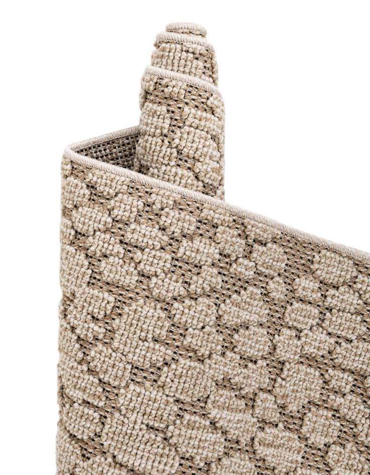 Detail image of  7' 10 x 7' 10  Washable Safari Indoor / Outdoor Square Rug