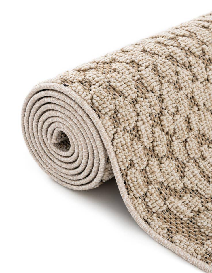 Detail image of  7' 10 x 7' 10  Washable Safari Indoor / Outdoor Square Rug