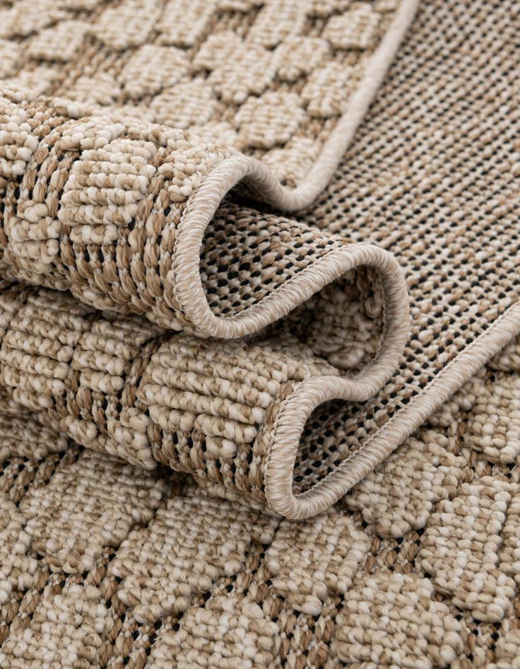 Detail image of  7' 10 x 7' 10  Washable Safari Indoor / Outdoor Square Rug