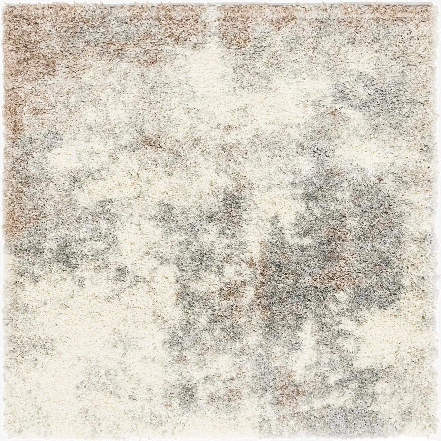  5' x 5' Soft Touch Shag Square Rug