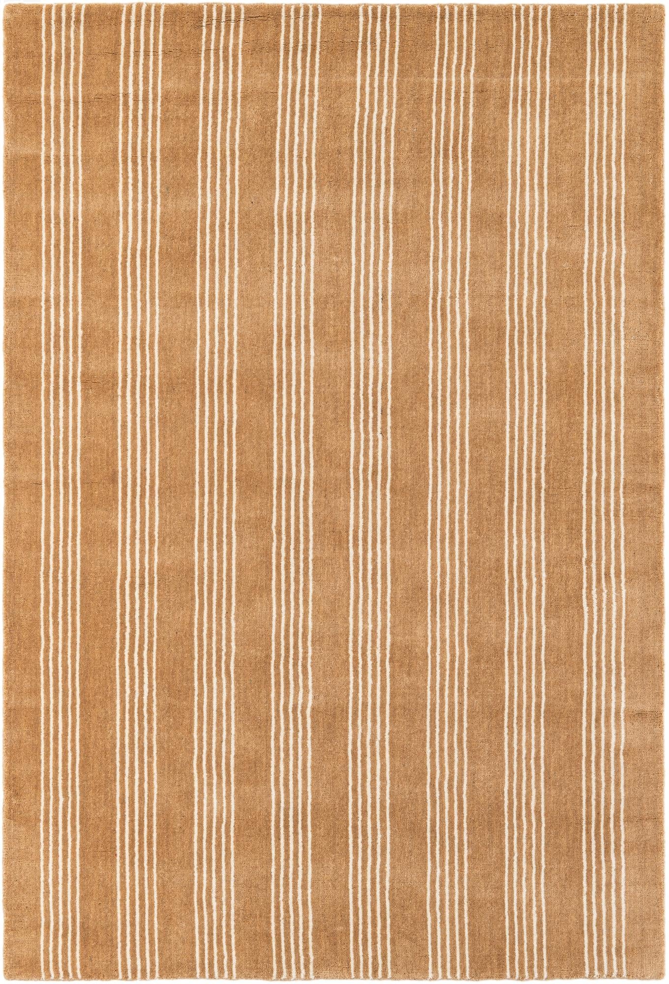  4' 1 x 6' 1 Jill Zarin Striped Wool Rug