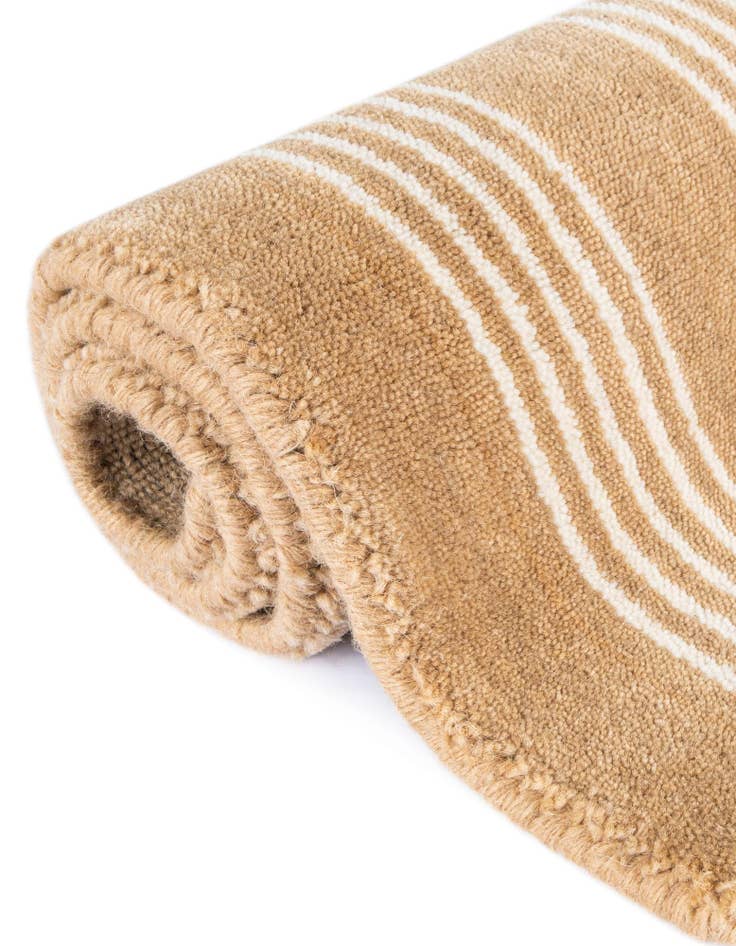 Detail image of  3' 3 x 10' Jill Zarin Striped Wool Runner Rug