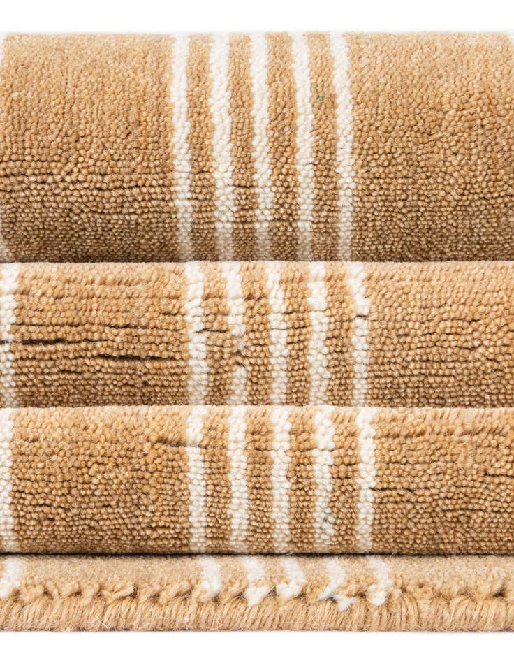 Detail image of  3' 3 x 10' Jill Zarin Striped Wool Runner Rug