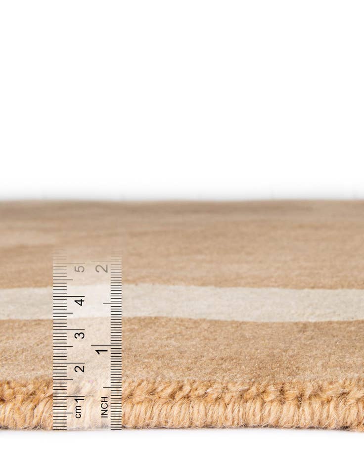 Detail image of  5' 1 x 5' 1 Jill Zarin Border Wool Square Rug