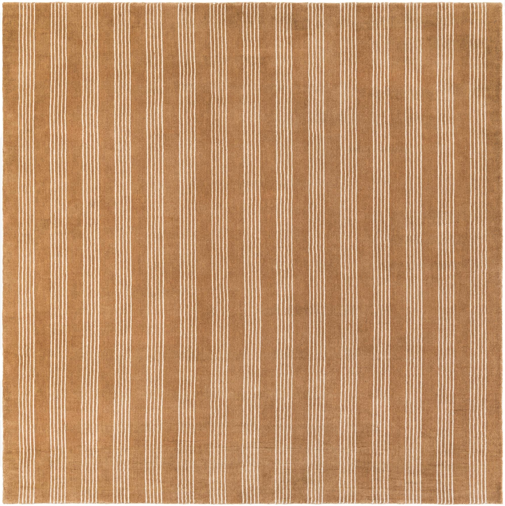  7' 10 x 7' 10 Jill Zarin Striped Wool Square Rug