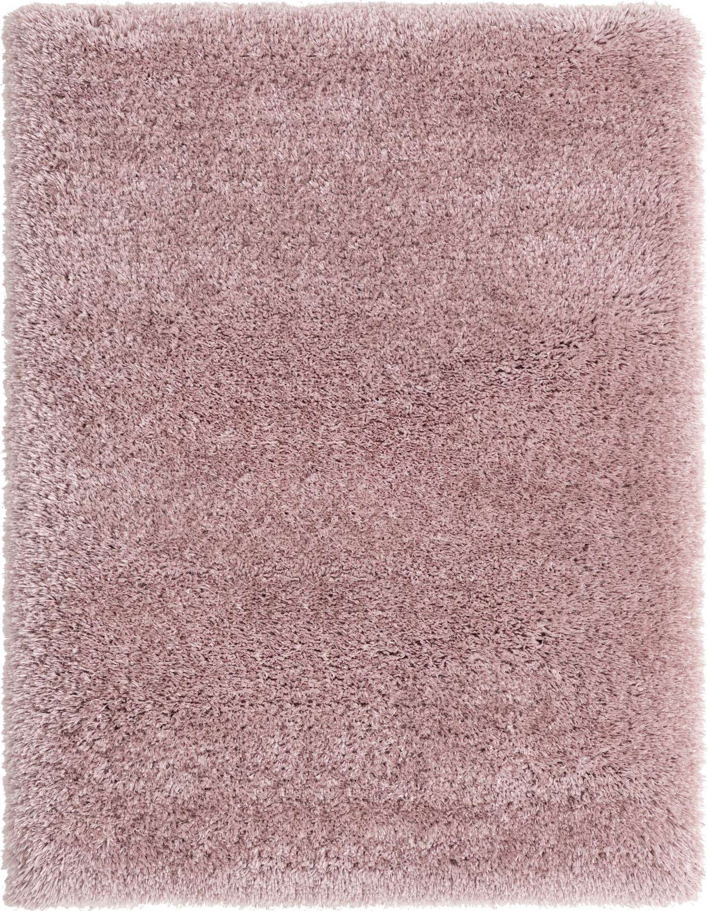 A soft, rectangular 4x6 purple shag rug, perfect for adding a cozy, modern touch to a living room or bedroom.