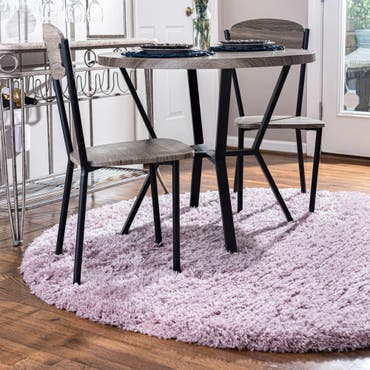  6' x 6' Infinity Shag Round Rug