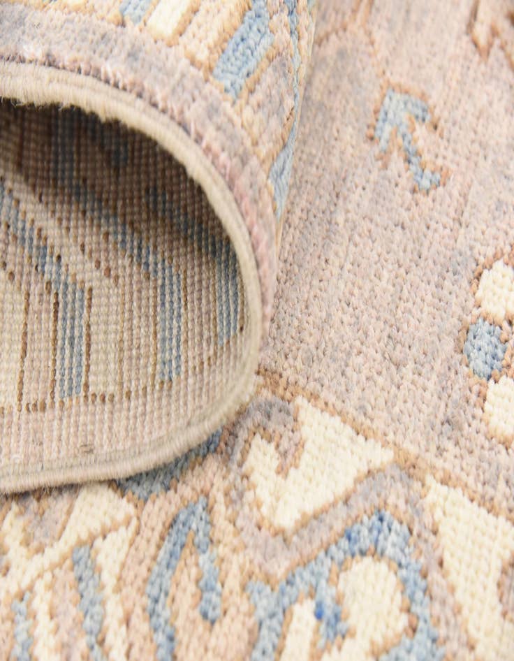 Detail image of 3' x 9' 9 Hand Knotted Khotan Ziegler Oriental Runner Rug