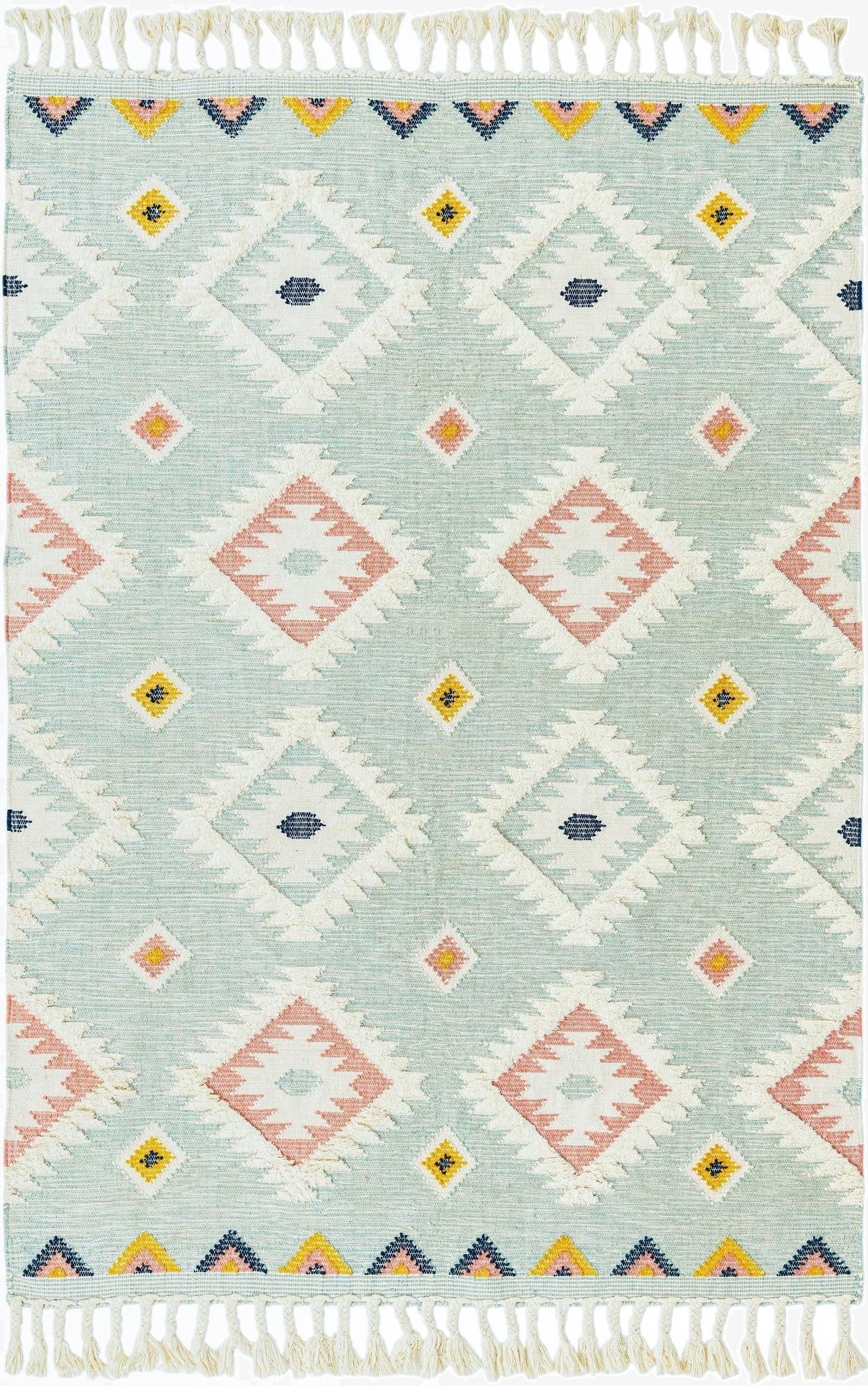  7' 1 x 10'  Hand Woven Arizona Wool Rug