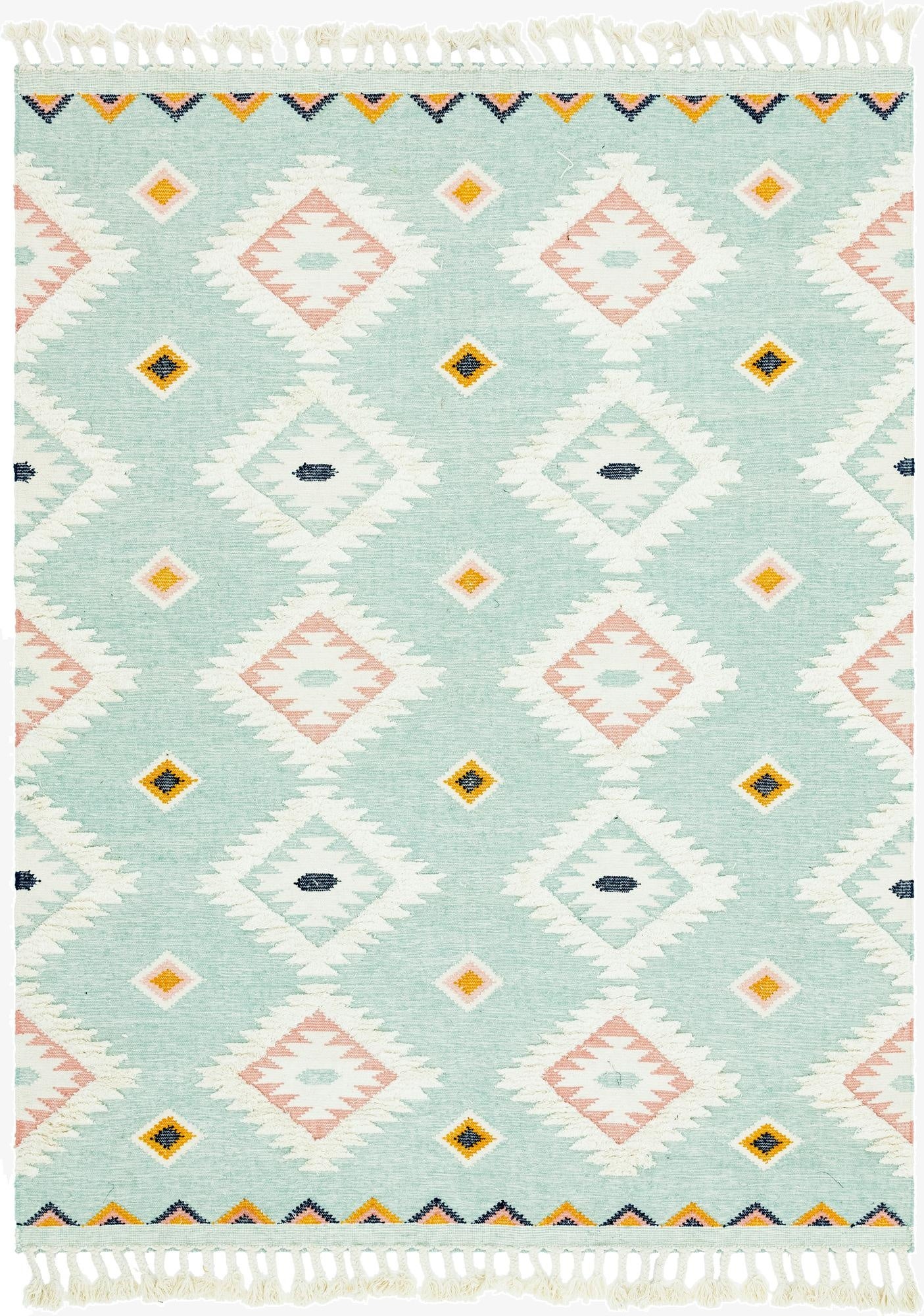  9' x 12' 2  Hand Woven Arizona Wool Rug